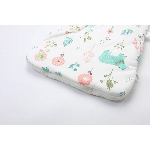  EsTong Baby Cotton Sleeping Bag Detachable Sleeve Wearable Blanket