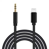 Esbeecables Aux Cord for iPhone, Apple MFi Certified Lightning to 3.5mm Aux Cable for Car Compatible with iPhone 13 13 Pro 12 11 XS XR X 8 7 6 iPad iPod to Car Home Stereo Speaker Headphone, 3