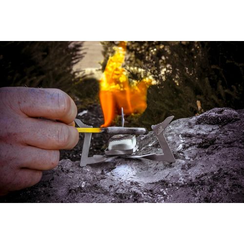  Esbit 1300-Degree Smokeless Solid 14g Fuel Tablets for Backpacking, Camping, and Emergency Prep