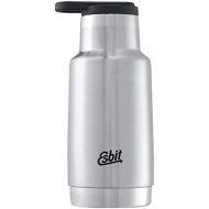 [아마존베스트]Esbit Insulated Bottle Pictor Stainless Steel BPA-free Black & Silver 0.75 L & more Water Cycling Sports Yoga, silver, 0.35L