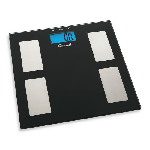  Escali Glass Body Fat, Water, Muscle Mass Bathroom Scale