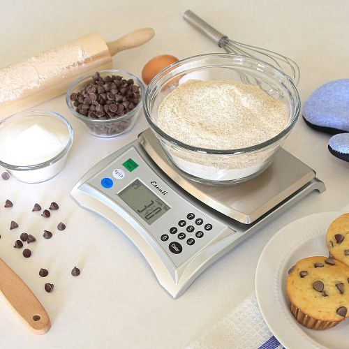  [아마존핫딜][아마존 핫딜] [가격문의]Escali Pana V136 Large Volume Measuring Kitchen/Baking/Cooking Scale, Preprogrammed with Over 500 Ingredients, LCD Digital Display, 13lb Capacity, Universal, Stainless