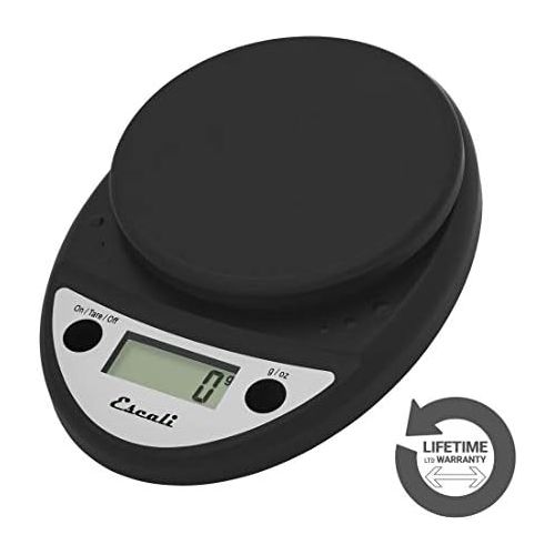  Escali Primo P115CH Precision Kitchen Food Scale for Baking and Cooking, Lightweight and Durable Design, LCD Digital Display, Black: Digital Kitchen Scales: Kitchen & Dining