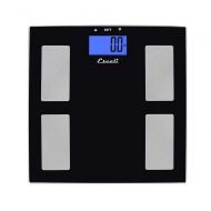 Escali USHM180G Glass Body Fat, Water, Muscle Mass Digital Scale, 400Lb/180Kg