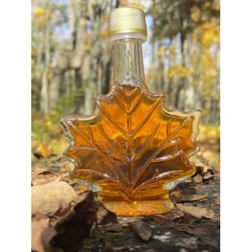  Escape Concepts Pure Vermont Maple Syrup Favors, Maple Leaf Jar- Small 1.7 oz