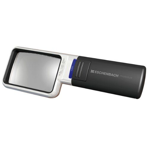  MAGNIFYING AIDS Eschenbach 3.5X Mobilux LED Illuminated Pocket Magnifier Rectangle Lens