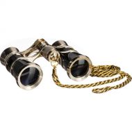 Eschenbach Optik 3x25 Glamour Opera Glasses (Black and Gold)