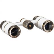 Eschenbach Optik 3x18 Opera Glasses (White/Gold)