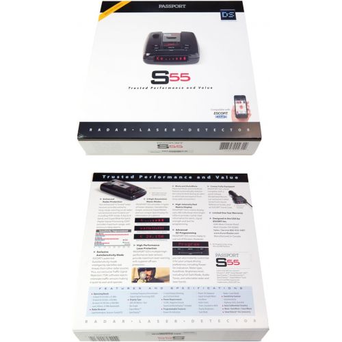  [아마존베스트]Escort Passport S55 High Performance Pro Radar and Laser Detector with DSP (High-Intensity Red Display)