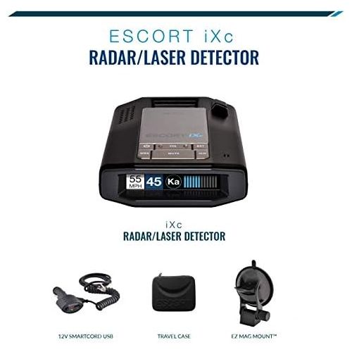  [아마존베스트]Escort ESCORT iXc Extended Range Wi-Fi Laser Radar Detector w/Auto Learn Protection & Voice Alerts