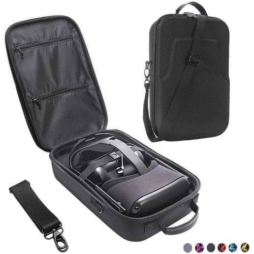  [아마존베스트]Esimen Fashion Travel Case for Oculus Quest VR Gaming Headset and Controllers Accessories Waterproof Carrying Bag (Black)