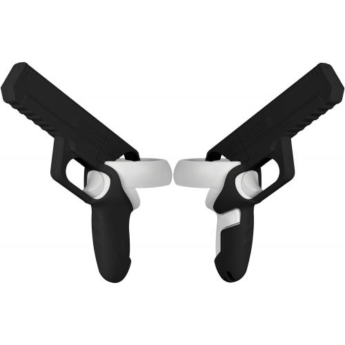  [아마존베스트]Esimen VR Headset Wall Mount Storage Stand Hook for Oculus Quest 2 Grip Game Gun Pistol Case(Black)