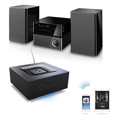  [아마존 핫딜]  [아마존핫딜]Der Bluetooth-Audioadapter fuers Musikstreaming-Soundsystem, Esinkin drahtloser Audioadapter arbeitet mit Smartphones und Tablets, Bluetooth-Empfanger fuer Lautsprecher