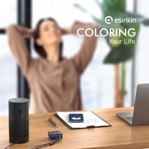  Esinkin Wireless Audio Receiver for Music Streaming Sound System Works with Smart Phones and Tablets, Wireless Adapter for Speakers