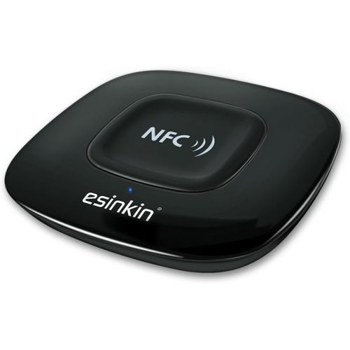  Esinkin Bluetooth Receiver Wireless Audio Adapter 4.0（NFC-Enabled） for HD Music Stereo Sound System