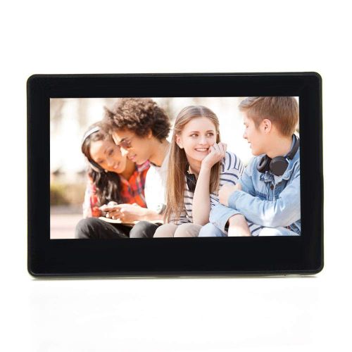  Esmartness 7 Inch WiFi Digital Photo Frame Music Video Player with LCD IPS Touch Screen 1024x600 Display 8G Built-in Storage Smart Digital Picture Frame (Black)