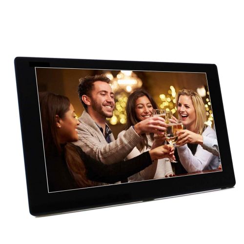  Esmartness 10 Inch WiFi Digital Photo Frame with IPS 1280x800 Display, Touch Screen, Built-in 8G Storage and Max External 64G Storage, Music Video Player Large Smart Digital Pictur