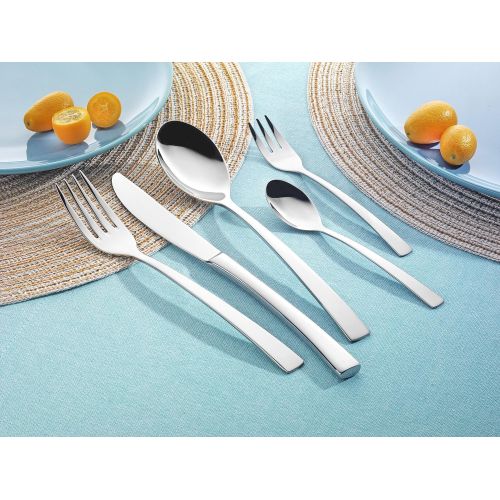  Esmeyer Isabel 015Cutlery Set 30Pieces Polished in a Gift Box, 18/10Stainless Steel, Silver, 22X 24X 4cm