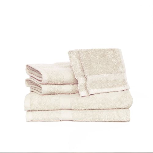  Espalma Deluxe Basics 6-Piece Solid Luxury Towel Set