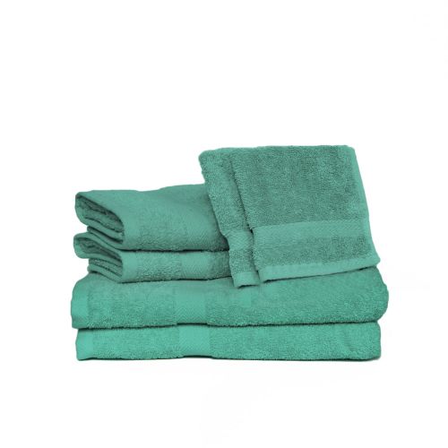  Espalma Deluxe Basics 6-Piece Solid Luxury Towel Set