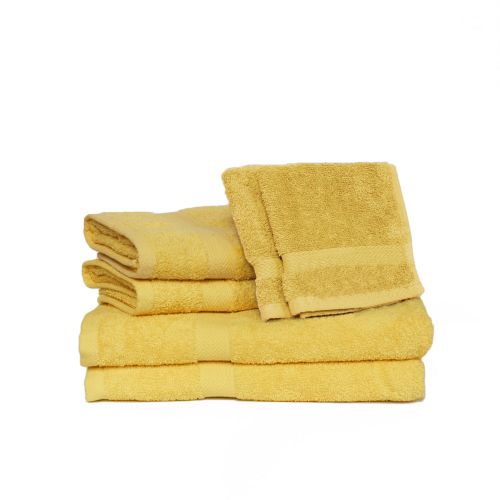  Espalma Deluxe Basics 6-Piece Solid Luxury Towel Set