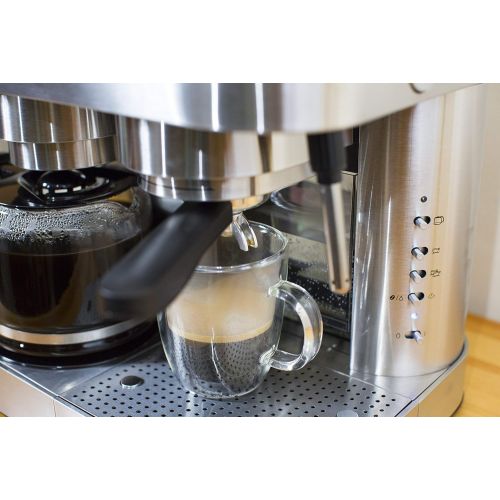  [아마존베스트]Espressione Stainless Steel Machine Espresso and Coffee Maker, 1.5 L