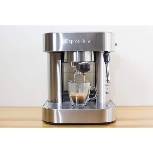  [아마존베스트]Espressione Stainless Steel Espresso Machine, 1.5 L