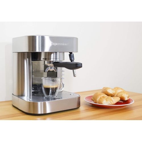  Espressione EM-1020 Stainless Steel Espresso Machine, 1.5 L