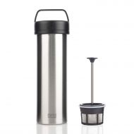 Espro 5116C-BS Ultralight Coffee Press, Vacuum Insulated, Stainless Steel, 16 oz (Brushed)