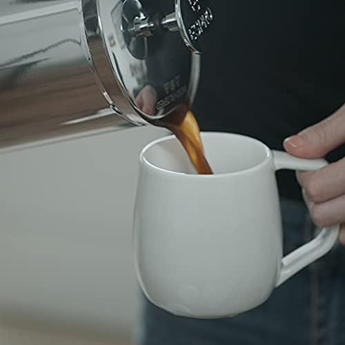  Espro French Press P7, Kaffee Stempelkanne mit Thermofunktion, Coffee-Maker, Kaffeezubereiter, 0,55 Liter, Hochglanz, Edestahl, Edelstahl poliert