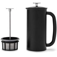 Espro French Press P7, Kaffee Stempelkanne, Coffee-Maker, Kaffeezubereiter, Rostfreier Stahl, Schwarz matt, 0,55 Liter