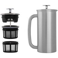 Espro ESPRO French Press P7, Kaffee Stempelkanne mit Thermofunktion, Coffee-Maker, Kaffeezubereiter, 950ml, Edelstahl gebuerstet