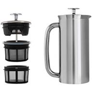 Espro French Press P7, Kaffee Stempelkanne mit Thermofunktion, Coffee-Maker, Kaffeezubereiter, Edelstahl poliert, 550 ml