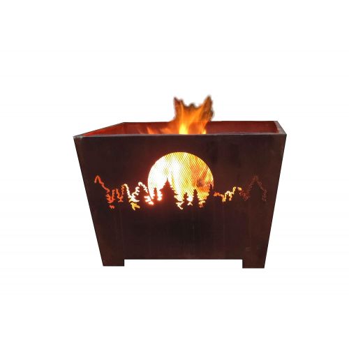  Esschert Design FF1003 Forest and Moon Fire Basket