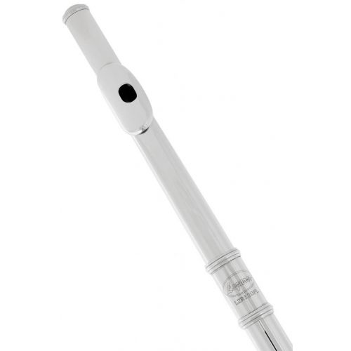  Lazarro Professional Silver Nickel Closed Hole C Flute for Band, Orchestra, with Case, Care Kit and Warranty, 120-NK