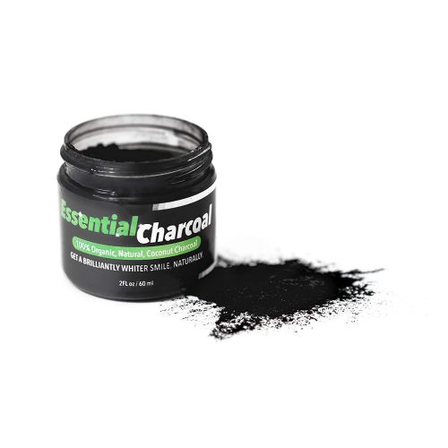  Essential Charcoal Activated Teeth Whitening Powder  100% Organic, Natural Coconut Charcoal