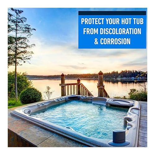  Hot Tub, Pool & Spa Defoamer (32oz) - Quickly Removes Foam Without The Use of Harsh Hot Tub Chemicals, Eco-Friendly & Safe with Silicone Emulsion Formula. Get The Foam Down
