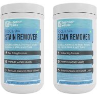 Essential Values Swimming Pool & Spa Stain Remover (2 LBS) - Compatible with Vinyl Liners, Fiberglass & Metals - Effective Formula Removes Rust & Tough Stains