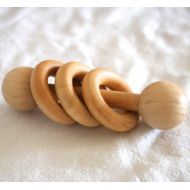 /EssentialMontessori Wooden Baby Rattle - Montessori Inspired