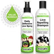 Essenzia Natural Head Lice Prevention Bundle by AlternaKids - Use Daily to Kill, Remove, Prevent Super Lice and Nits | Includes Non-Toxic Shampoo and Home & Bedding Spray