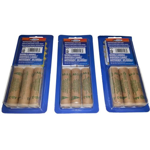  [아마존베스트]Estes A8-3 Mini Bulk Pack - 3 Packs of 3 for 9 Engines / Motors with Starters