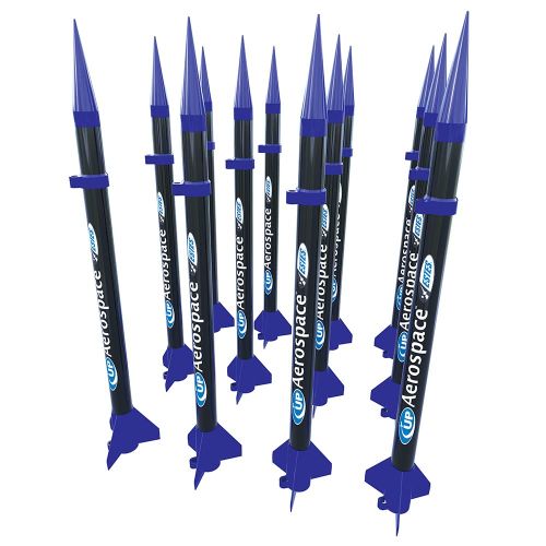  Estes UP Aerospace Spaceloft 1:32 Semi-Scale Flying Model Rocket Bulk Pack (Pack of 12)| Step-by-Step Instructions | Science Education Kits | Great for Teachers, Youth Group Leader