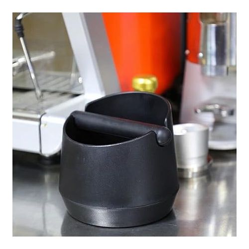  Espresso Knock Box, Silicone Coffee Knock Box with Removable Knock Bar and Nonslip Base Espresso Dump Bin Coffee Grounds Knock Box Espresso Tools for Barista Bar Shop Worktop