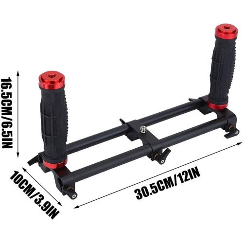  Estink Dual Grip Gimbal Handle, Camera Dual Grip Extender Handle Gimbal Stabilizer Rig Accessory for Zhiyun Feiyu