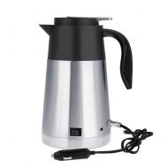 Estink Car Electric Pot, 12V / 24V 1300ml Stainless Steel Car Truck Travel Electric Kettle Pot Heated Water Cup (24V)