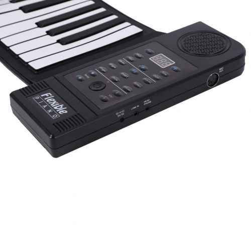  Estink Roll up Piano, Portable 61-Keys Roll up Soft Silicone Flexible Electronic Digital Music Keyboard Piano New