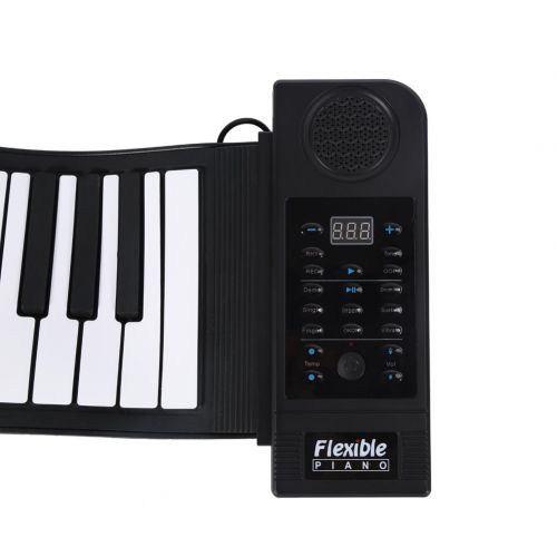  Estink Roll up Piano, Portable 61-Keys Roll up Soft Silicone Flexible Electronic Digital Music Keyboard Piano New