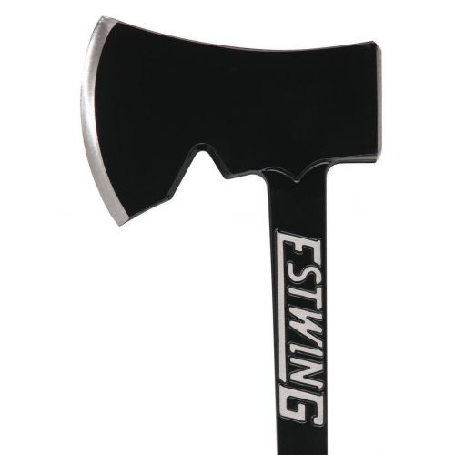  Estwing Campers Axe - 14 Hatchet with Forged Steel Construction & Shock Reduction Grip - EB-25A