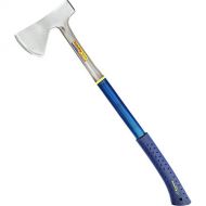 Estwing Campers Axe - 26 Wood Splitting Tool with All Steel Construction & Shock Reduction Grip - E45A