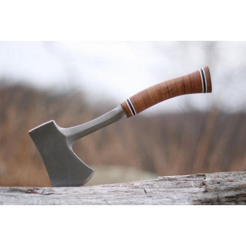  Estwing Sportsmans Axe - 12 Camping Hatchet with Forged Steel Construction & Genuine Leather Grip - E14A